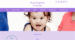 Desktop Screenshot of musictogetherboulder.com