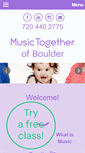 Mobile Screenshot of musictogetherboulder.com